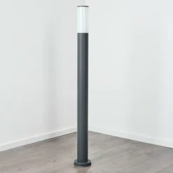 Borne lumineuse Caserta Anthracite, 1 lumière