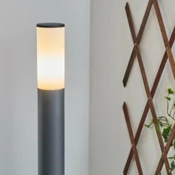 Borne lumineuse Caserta Anthracite, 1 lumière