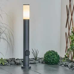Borne lumineuse Caserta Anthracite, 1 lumière