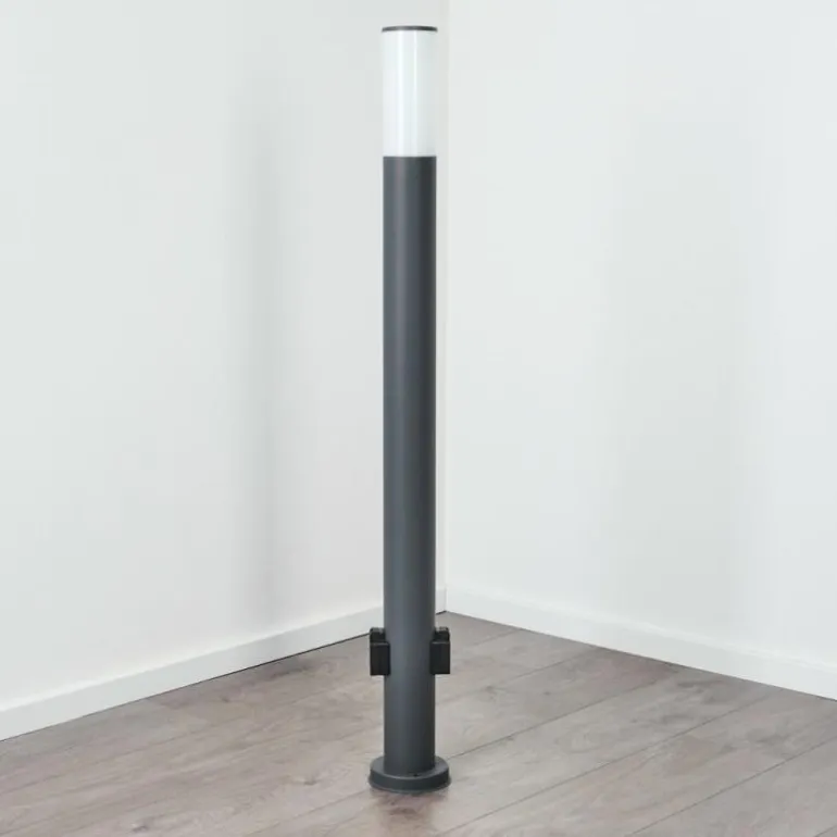 Borne lumineuse Caserta Anthracite, 1 lumière