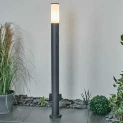 Borne lumineuse Caserta Anthracite, 1 lumière
