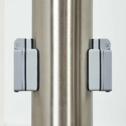 Borne lumineuse Caserta Nickel mat, 1 lumière