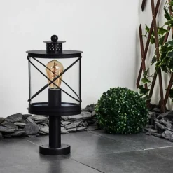 Borne lumineuse Chamesol Noir, 1 lumière