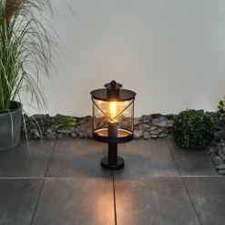 Borne lumineuse Chamesol Noir, 1 lumière