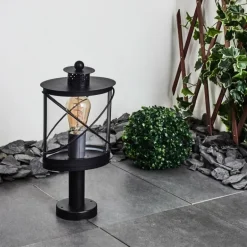 Borne lumineuse Chamesol Noir, 1 lumière