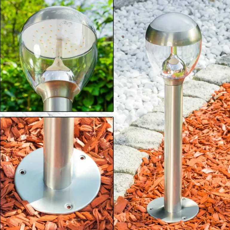 Borne lumineuse CORDOVA LED Acier inoxydable, 1 lumière