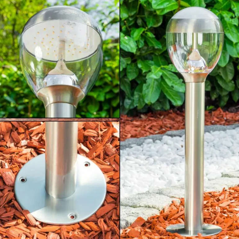 Borne lumineuse CORDOVA LED Acier inoxydable, 1 lumière