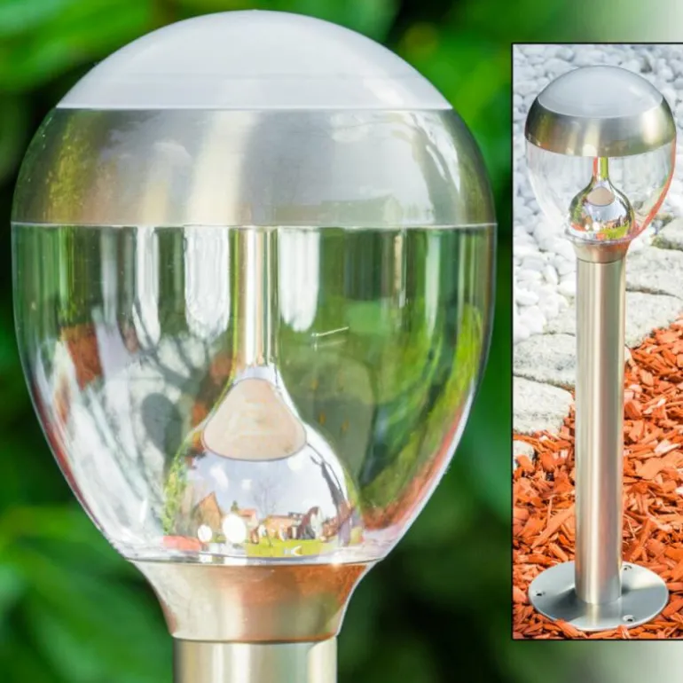 Borne lumineuse CORDOVA LED Acier inoxydable, 1 lumière