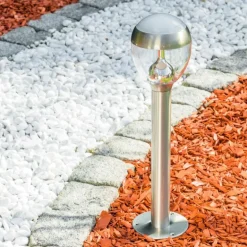 Borne lumineuse CORDOVA LED Acier inoxydable, 1 lumière
