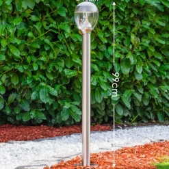 Borne lumineuse CORDOVA LED Acier inoxydable, 1 lumière