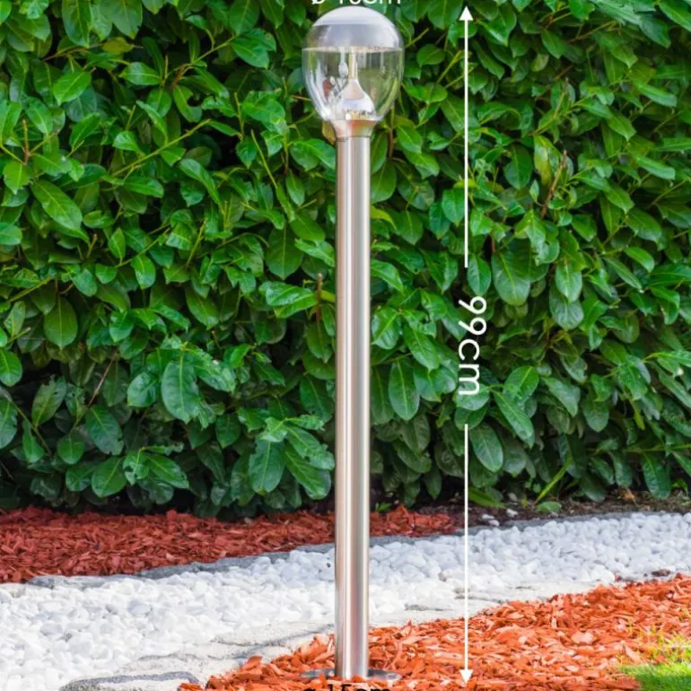 Borne lumineuse CORDOVA LED Acier inoxydable, 1 lumière