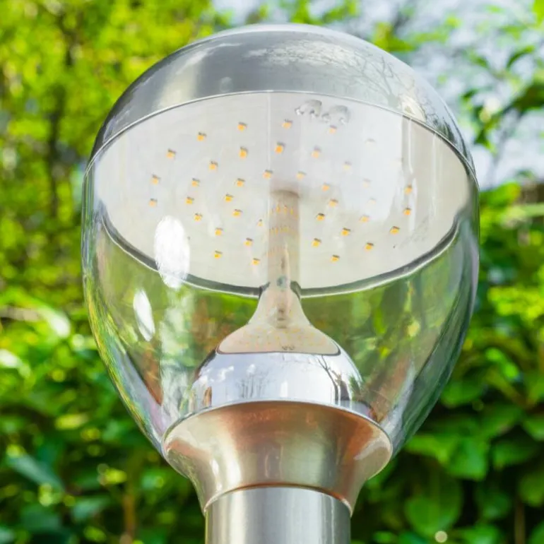 Borne lumineuse CORDOVA LED Acier inoxydable, 1 lumière