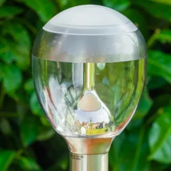 Borne lumineuse CORDOVA LED Acier inoxydable, 1 lumière