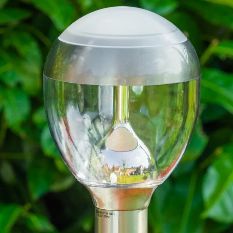 Borne lumineuse CORDOVA LED Acier inoxydable, 1 lumière