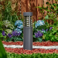 Borne lumineuse Dakar Anthracite, 1 lumière