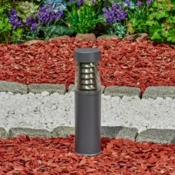 Borne lumineuse Dakar Anthracite, 1 lumière