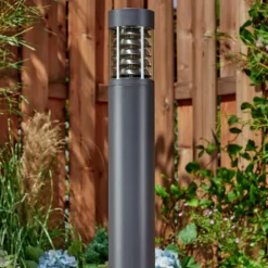 Borne lumineuse Dakar Anthracite, 1 lumière