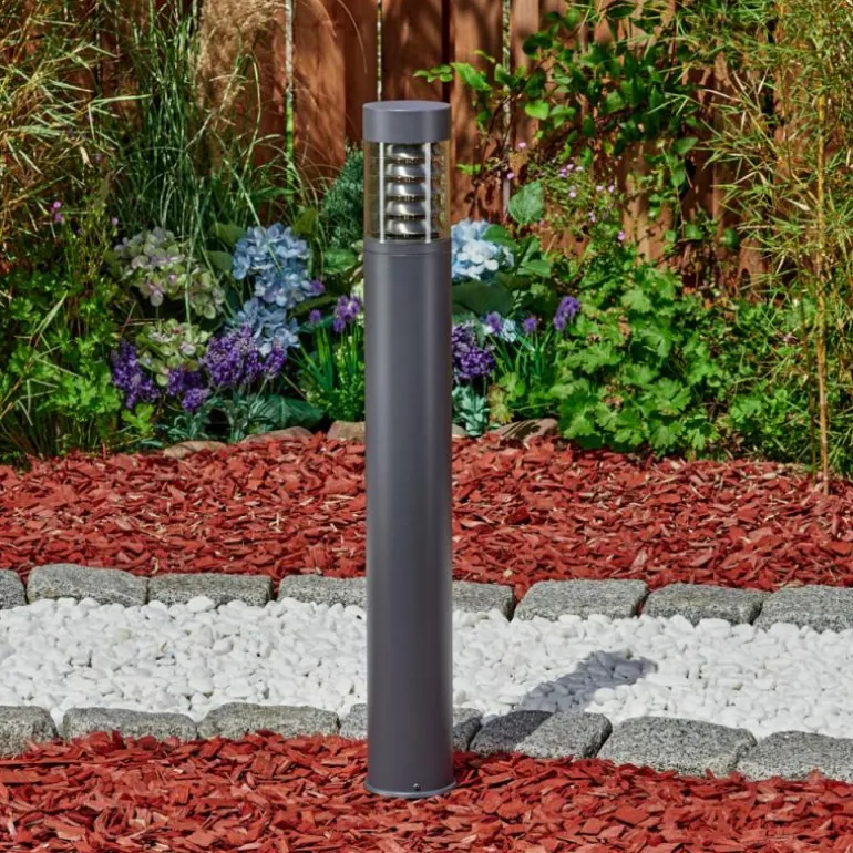 Borne lumineuse Dakar Anthracite, 1 lumière