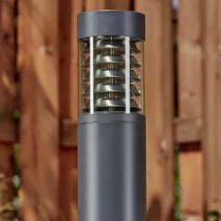 Borne lumineuse Dakar Anthracite, 1 lumière
