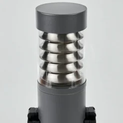 Borne lumineuse Dakar Anthracite, 1 lumière, Détecteur de mouvement