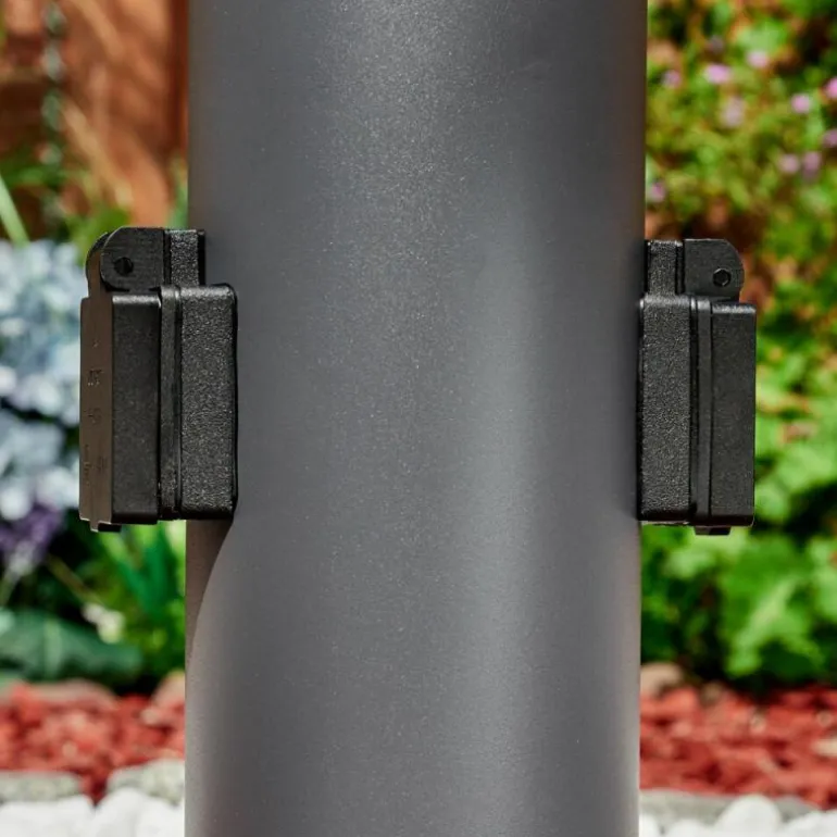 Borne lumineuse Dakar Anthracite, 1 lumière
