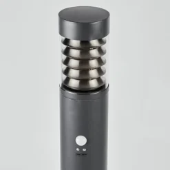 Borne lumineuse Dakar Anthracite, 1 lumière, Détecteur de mouvement