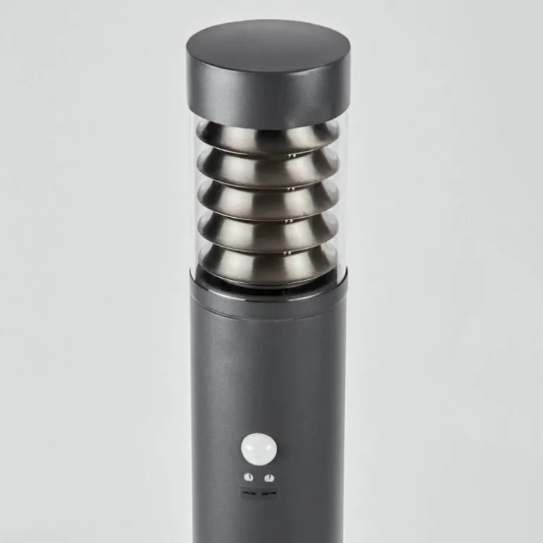 Borne lumineuse Dakar Anthracite, 1 lumière, Détecteur de mouvement