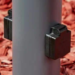 Borne lumineuse Dakar Anthracite, 1 lumière