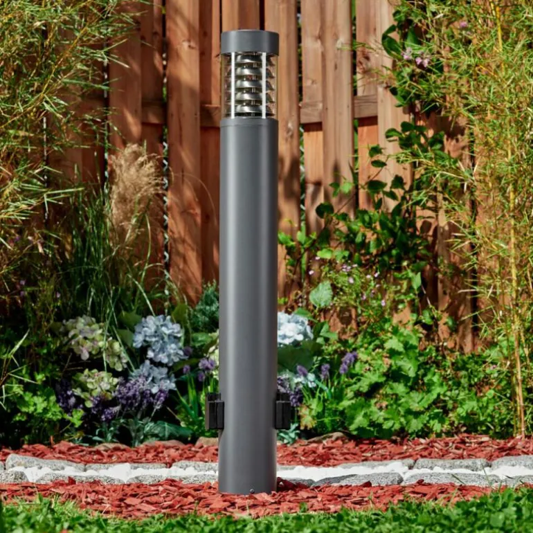 Borne lumineuse Dakar Anthracite, 1 lumière
