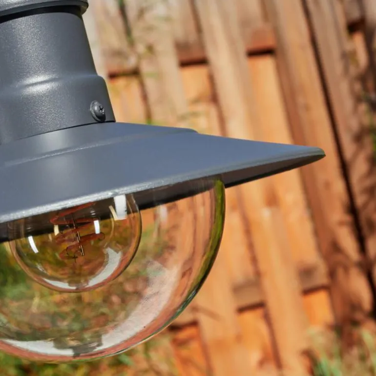 Borne lumineuse Elima Anthracite, 1 lumière