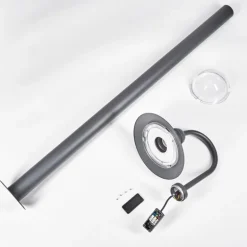 Borne lumineuse Elima Anthracite, 1 lumière