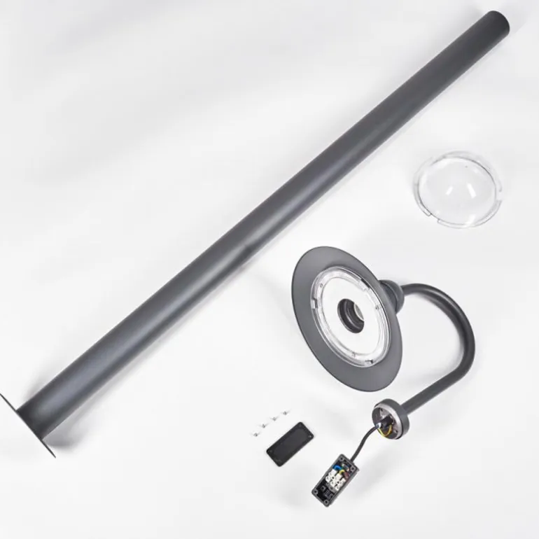 Borne lumineuse Elima Anthracite, 1 lumière