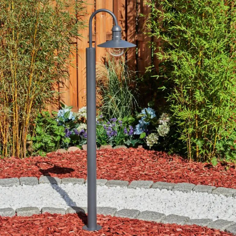 Borne lumineuse Elima Anthracite, 1 lumière