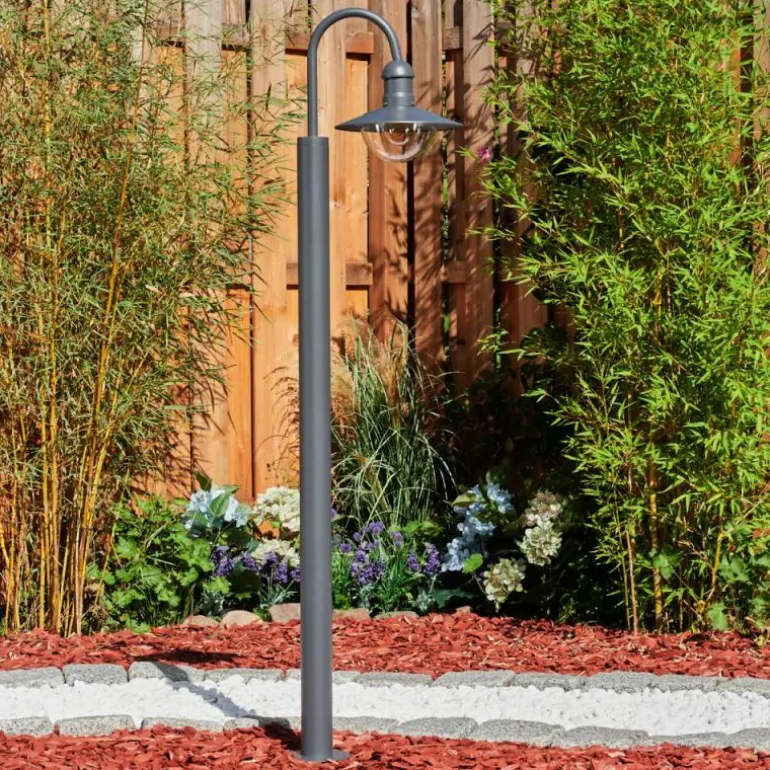 Borne lumineuse Elima Anthracite, 1 lumière