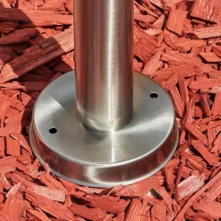 Borne lumineuse Enara Nickel mat, 1 lumière