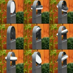 Borne lumineuse Falatasa LED Anthracite, 1 lumière