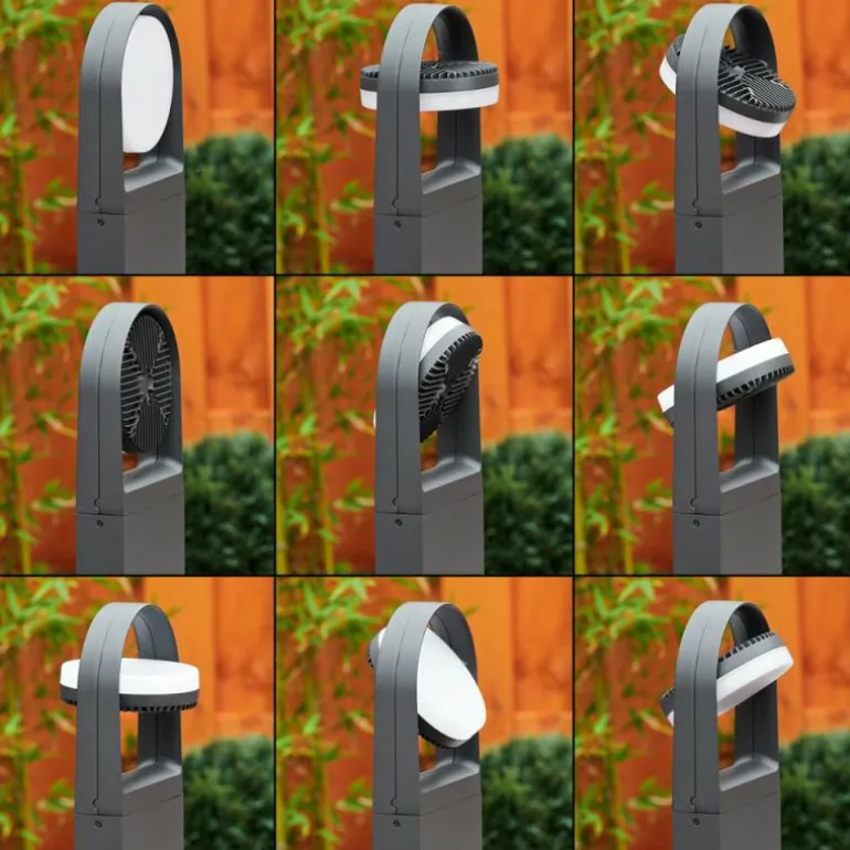 Borne lumineuse Falatasa LED Anthracite, 1 lumière