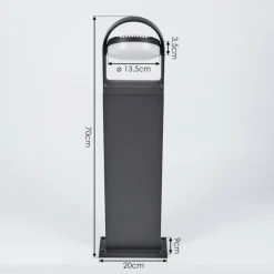 Borne lumineuse Falatasa LED Anthracite, 1 lumière