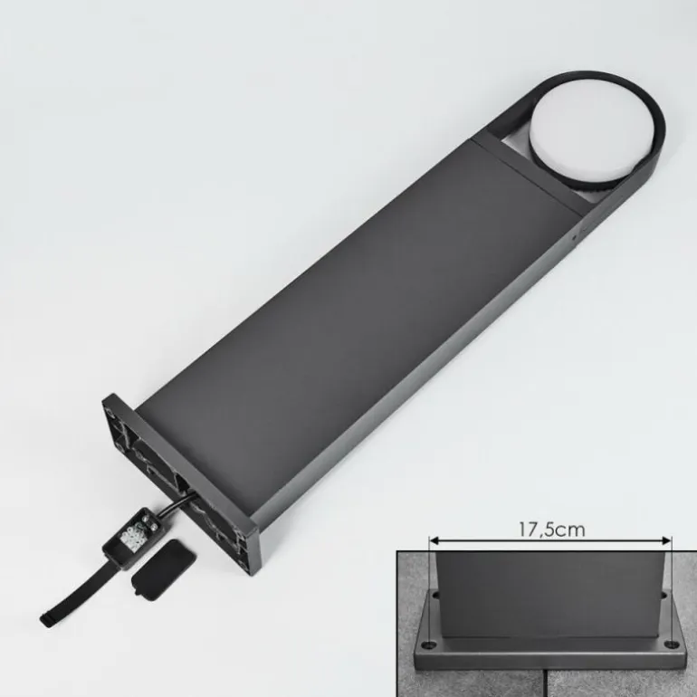 Borne lumineuse Falatasa LED Anthracite, 1 lumière