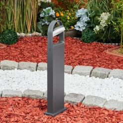 Borne lumineuse Falatasa LED Anthracite, 1 lumière