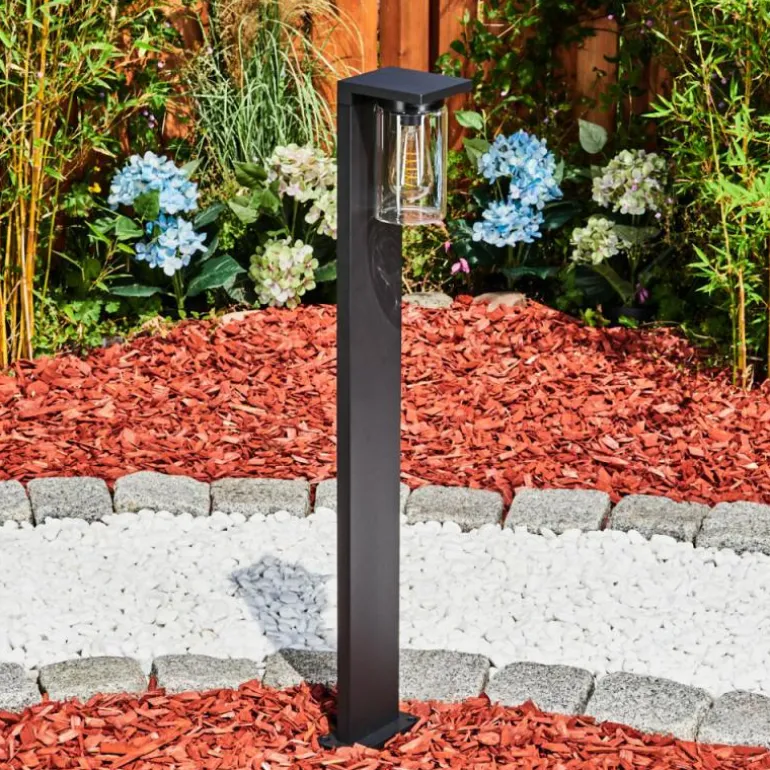 Borne lumineuse Foley Noir, 1 lumière