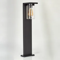 Borne lumineuse Foley Noir, 1 lumière