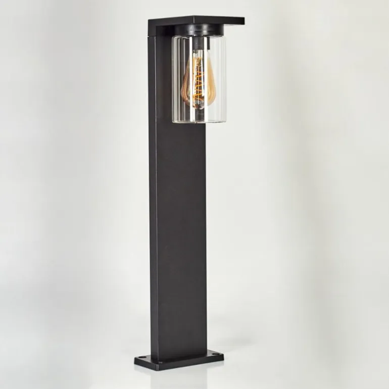 Borne lumineuse Foley Noir, 1 lumière