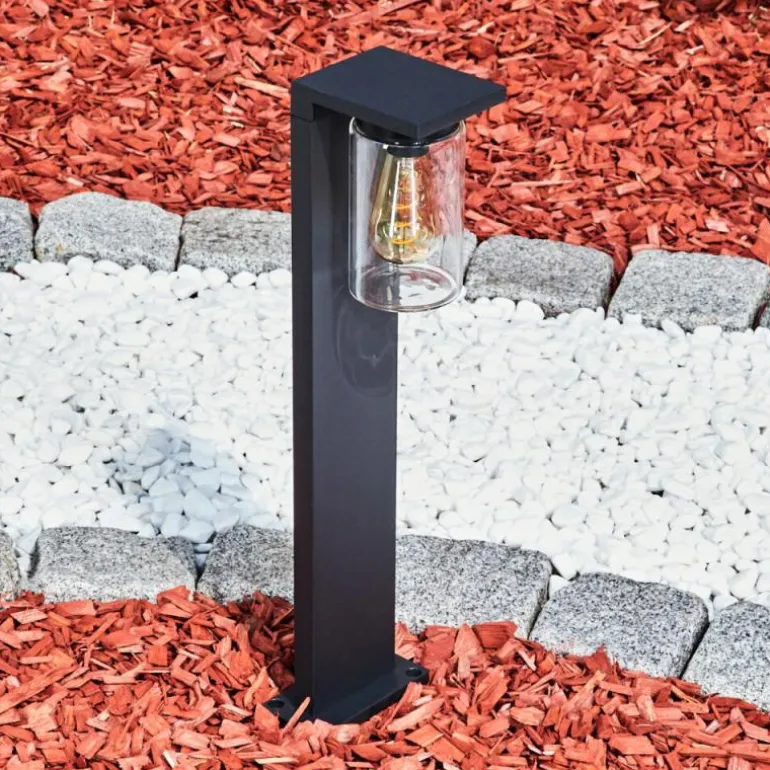 Borne lumineuse Foley Noir, 1 lumière
