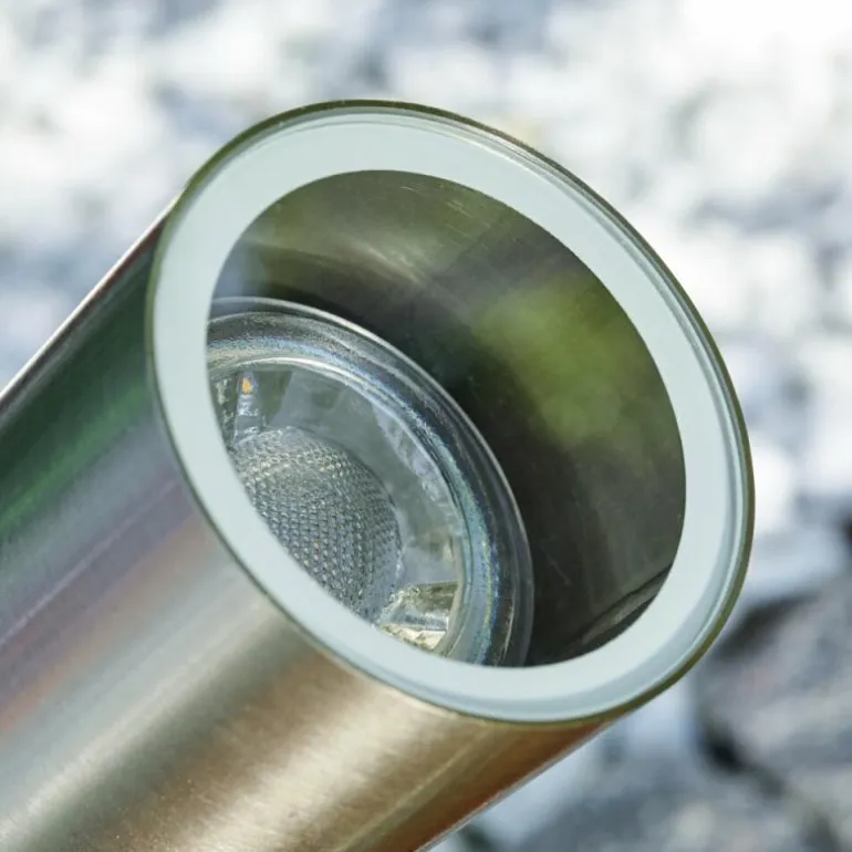Borne lumineuse Froslev LED Chrome, 2 lumières