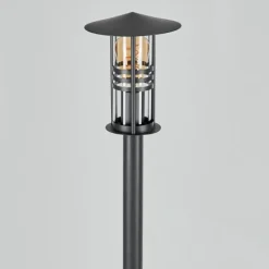 Borne lumineuse Fukuoka Anthracite, 1 lumière
