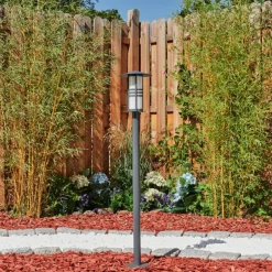 Borne lumineuse Fukuoka Anthracite, 1 lumière