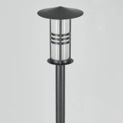 Borne lumineuse Fukuoka Anthracite, 1 lumière