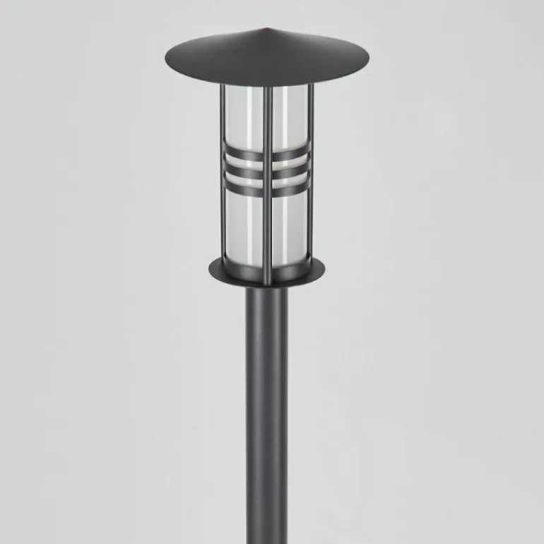 Borne lumineuse Fukuoka Anthracite, 1 lumière
