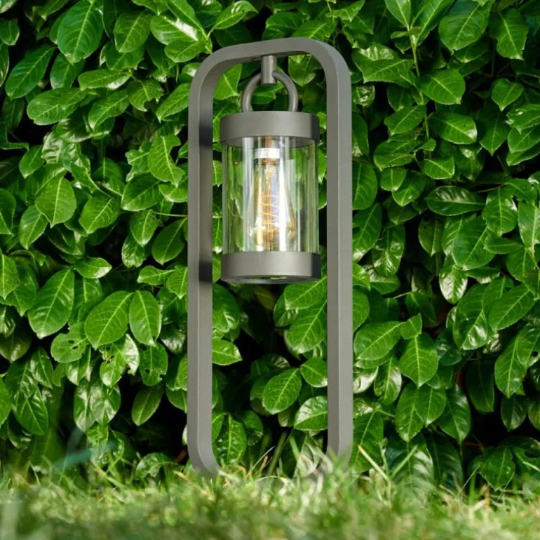 Borne lumineuse Fulham Anthracite, 1 lumière